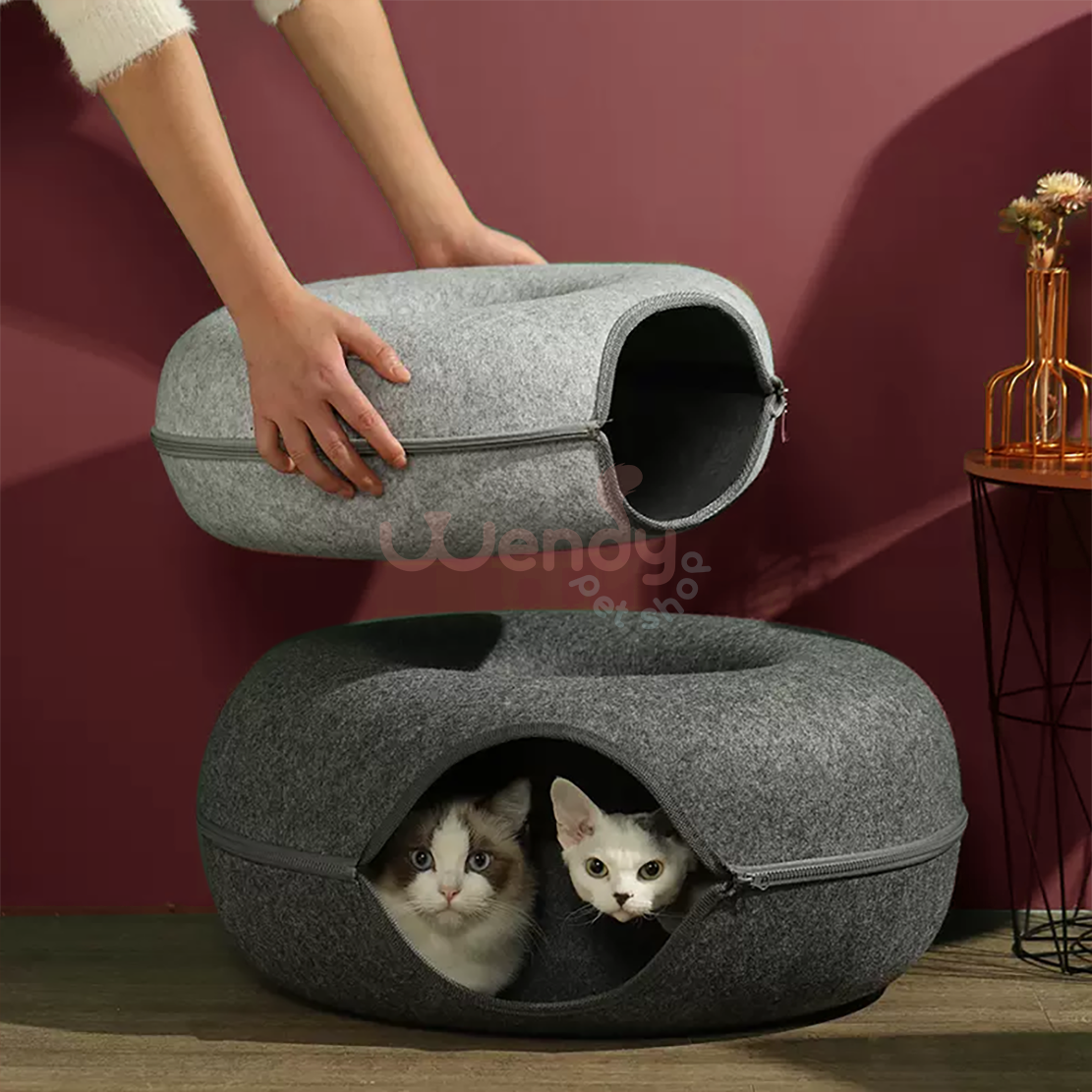 Легло с тунел за котки Wendy "Скрий се и търси" - Glanvo